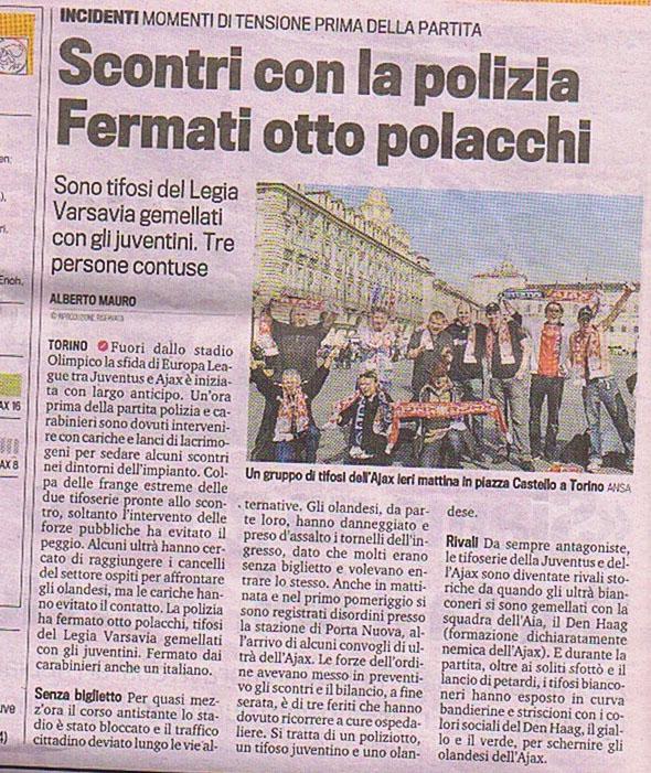 SCONTRI CON LA POLIZIA