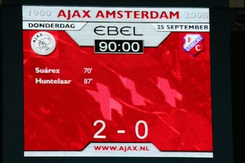 AFC Ajax - FC Utrecht (2-0) Beker