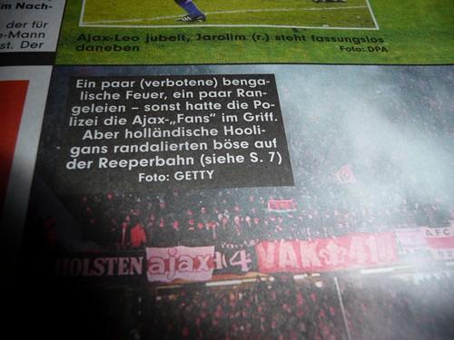 HSV Hamburg - AFC Ajax (0-1) |  27-11-2008