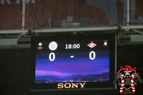 Ajax - Spartak Moskou (0-1)